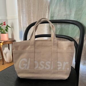 GLOSSIER Brooklyn Tote Bag Brand New